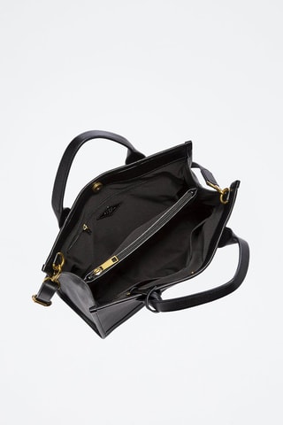 Leren Shopper Kyler  Zwart