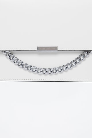 Borsa a tracolla in pelle Lisa - Bianco