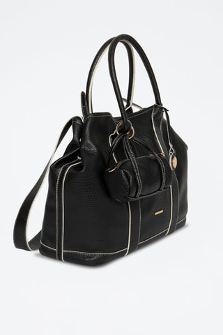 Borsa a mano e pochette Never - Nero