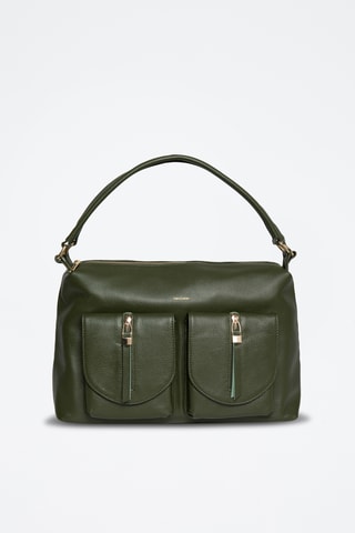 Borsa a mano in pelle Jeanne - Arancione
