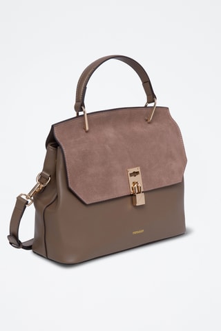 Borsa a mano in pelle Ninon - Marrone
