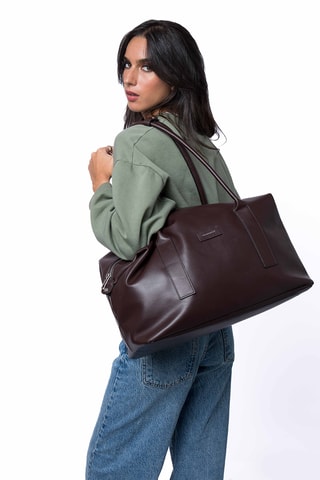 Borsone Paule - 44 cm - Marrone