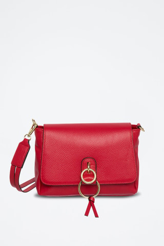 Borsa a tracolla in pelle Sophia - Rosso