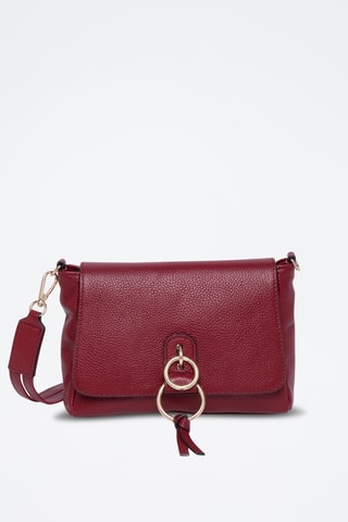 Borsa a tracolla in pelle Sophia - Bordeaux