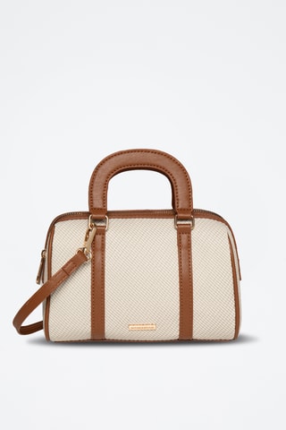 Borsa a mano in sintetico Anemone - Beige
