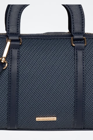 Borsa a mano in sintetico Anemone - Blu