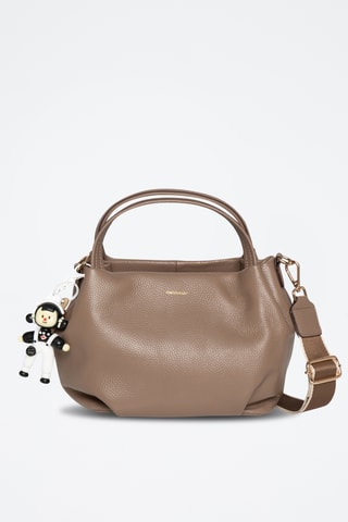 Borsa a mano in pelle Mariel - Marrone