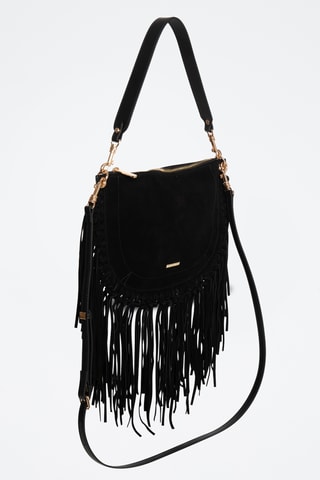 Borsa a mano in pelle Melvin - Nero