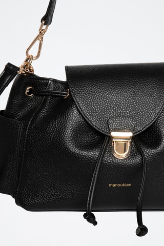Borsa a mano in pelle Rosita - Nero
