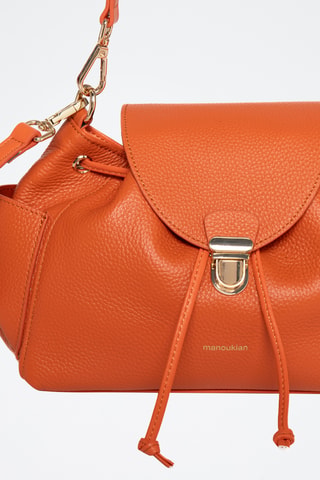 Borsa a mano in pelle Rosita - Arancione