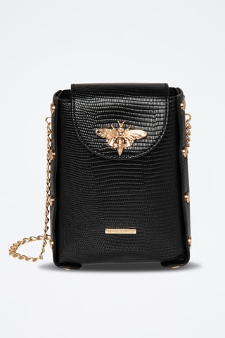 Borsa a mano in sintetico Zinc - Nero