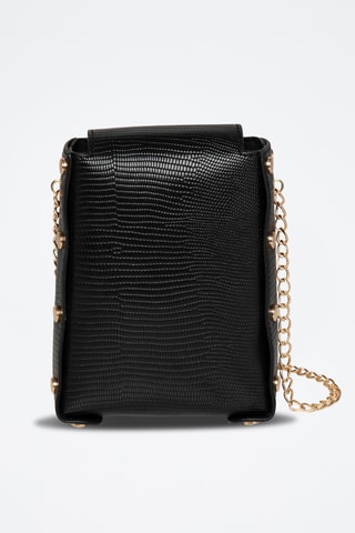 Borsa a mano in sintetico Zinc - Nero