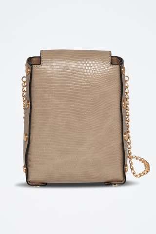 Borsa a mano in sintetico Zinc - Beige