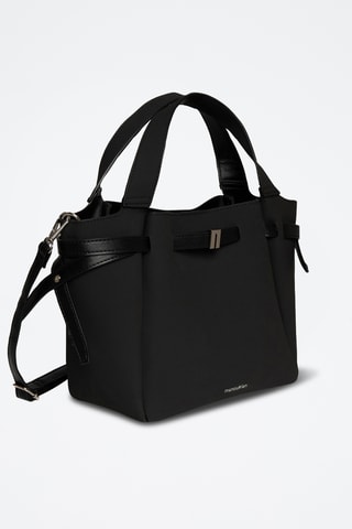 Borsa a mano in sintetico Amaia - Nero