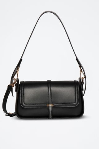 Borsa a mano in pelle Agora - Nero
