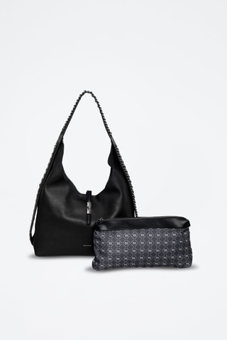 Borsa a spalla in pelle Colbee - Nero
