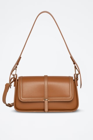 Borsa a mano in pelle Agora - Marrone