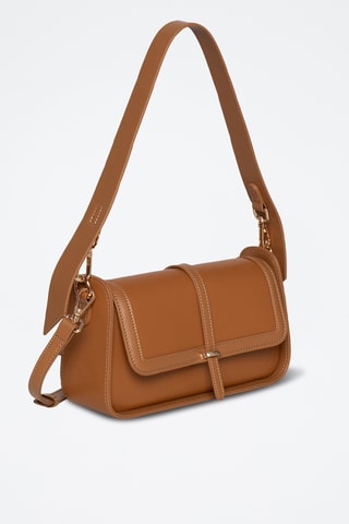 Borsa a mano in pelle Agora - Marrone