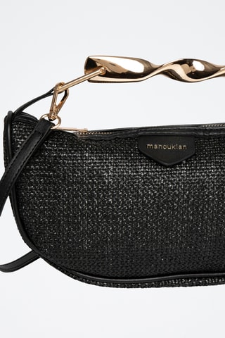 Borsa a mano in sintetico Zinon - Nero