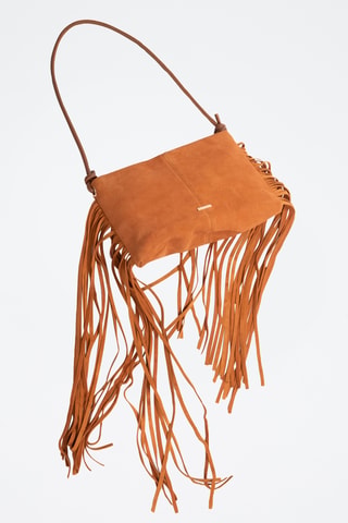 Borsa a mano in pelle Vito - Cammello