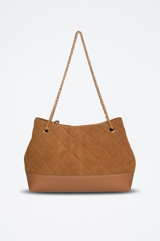 Borsa a mano in pelle Faulia - Marrone