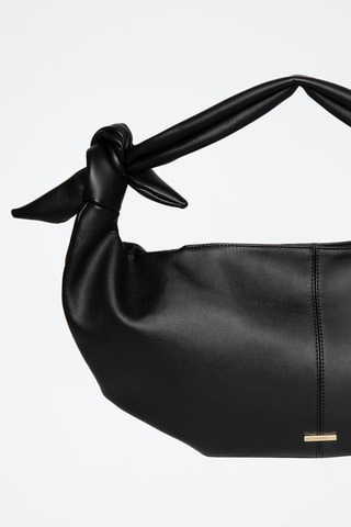 Borsa a mano in pelle Malone - Nero