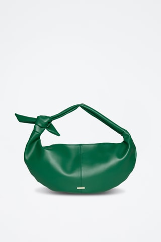Borsa a mano in pelle Malone - Verde