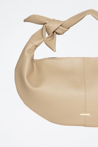 Borsa a mano in pelle Malone - Beige