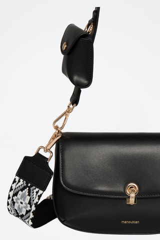 Borsa a mano in pelle Matisse - Nero
