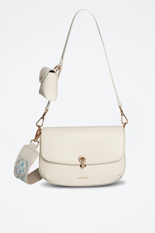 Borsa a mano in pelle Matisse - Bianco