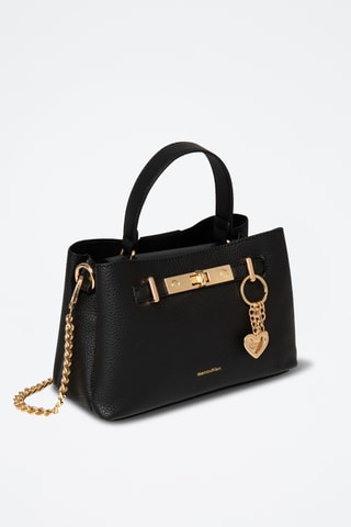 Borsa a mano in sintetico Avital - Nero