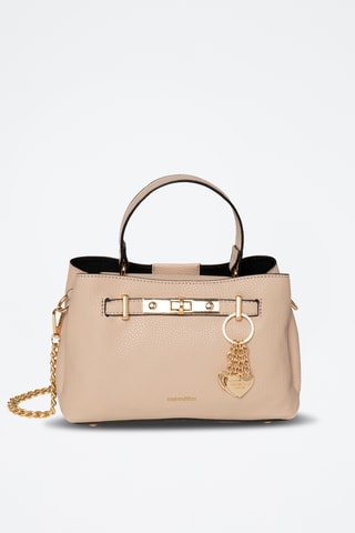 Borsa a mano in sintetico Avital - Giallo