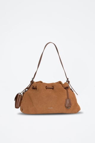 Borsa a mano in pelle Morgane - Cammello