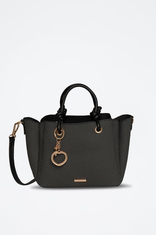 Borsa a mano in sintetico Anabel - Nero
