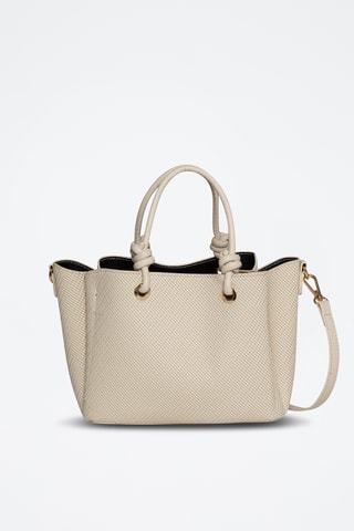Borsa a mano in sintetico Anabel - Beige