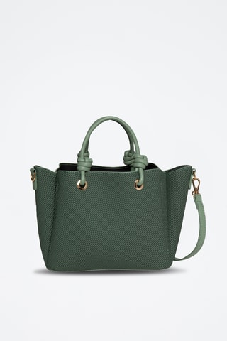 Borsa a mano in sintetico Anabel - Verde