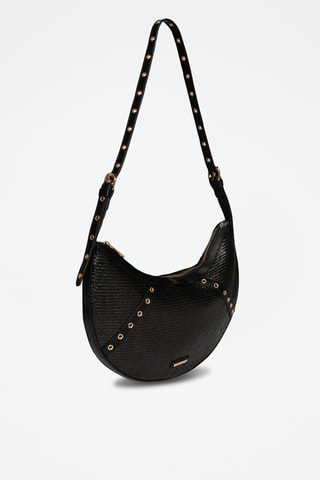 Borsa a mano in sintetico Perly - Nero