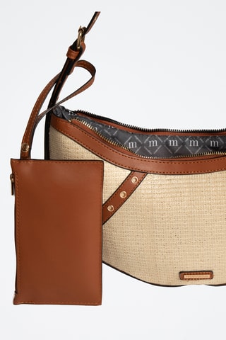 Borsa a mano in sintetico Perly - Beige