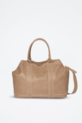 Borsa a mano e pochette Never - Taupe