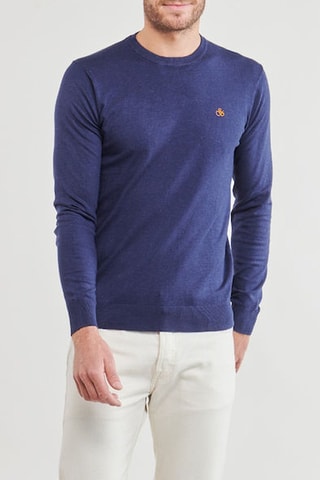 Pull en laine - Bleu marine