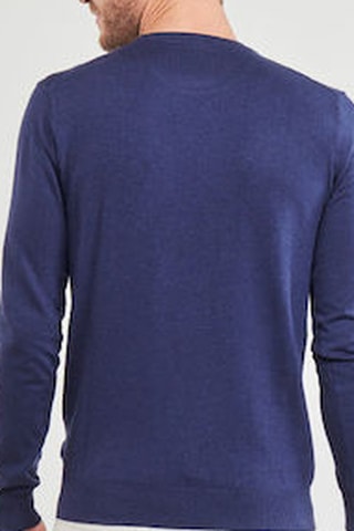 Pull en laine - Bleu marine