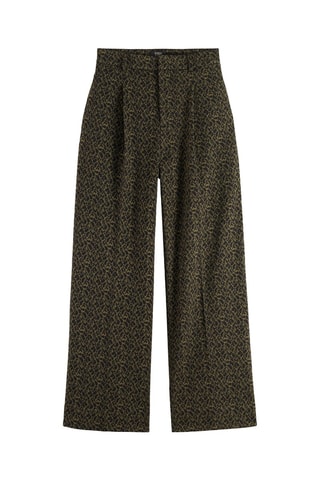 Pantalón de tiro alto - Caqui