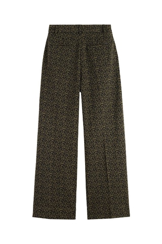 Pantalón de tiro alto - Caqui