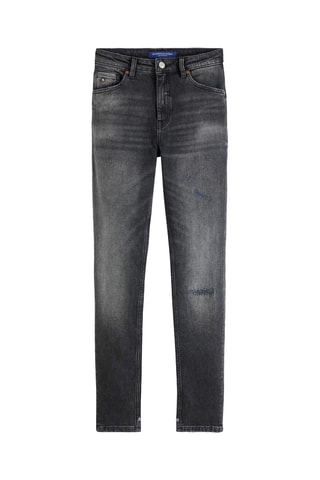 Jean skinny taille haute - Gris