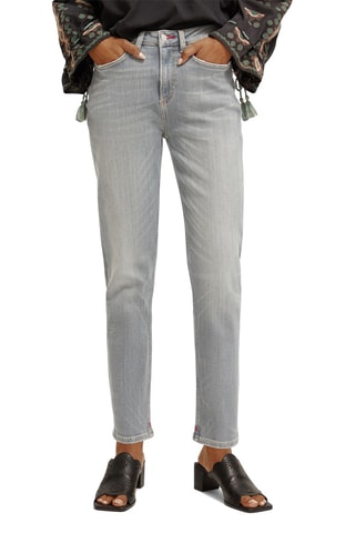 Jean en coton biologique - Gris clair