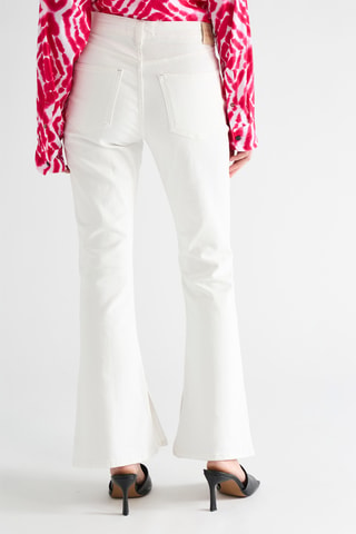 Jean flare - Blanc