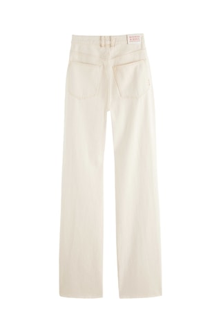 Jean bootcut en coton biologique - Beige