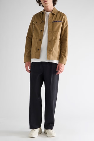 Veste en coton biologique - Marron