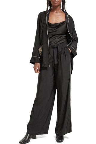Pantalon taille haute - Noir