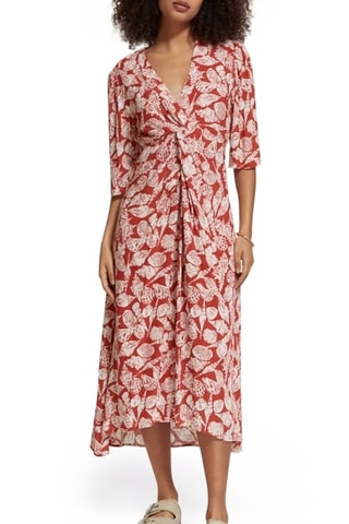 Robe midi - Rouge